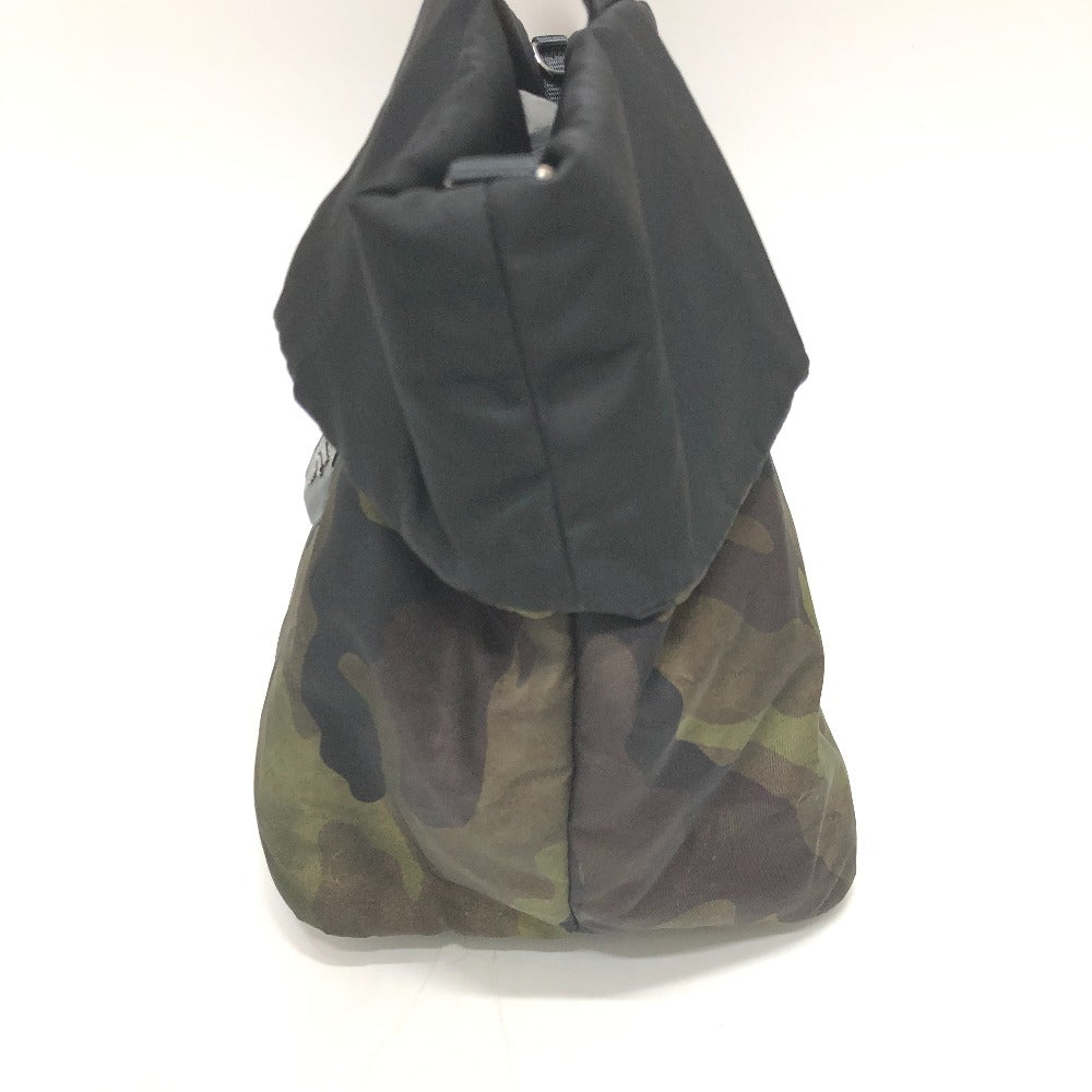 Prada Handbag B1959V Nylon Green Camouflage Women