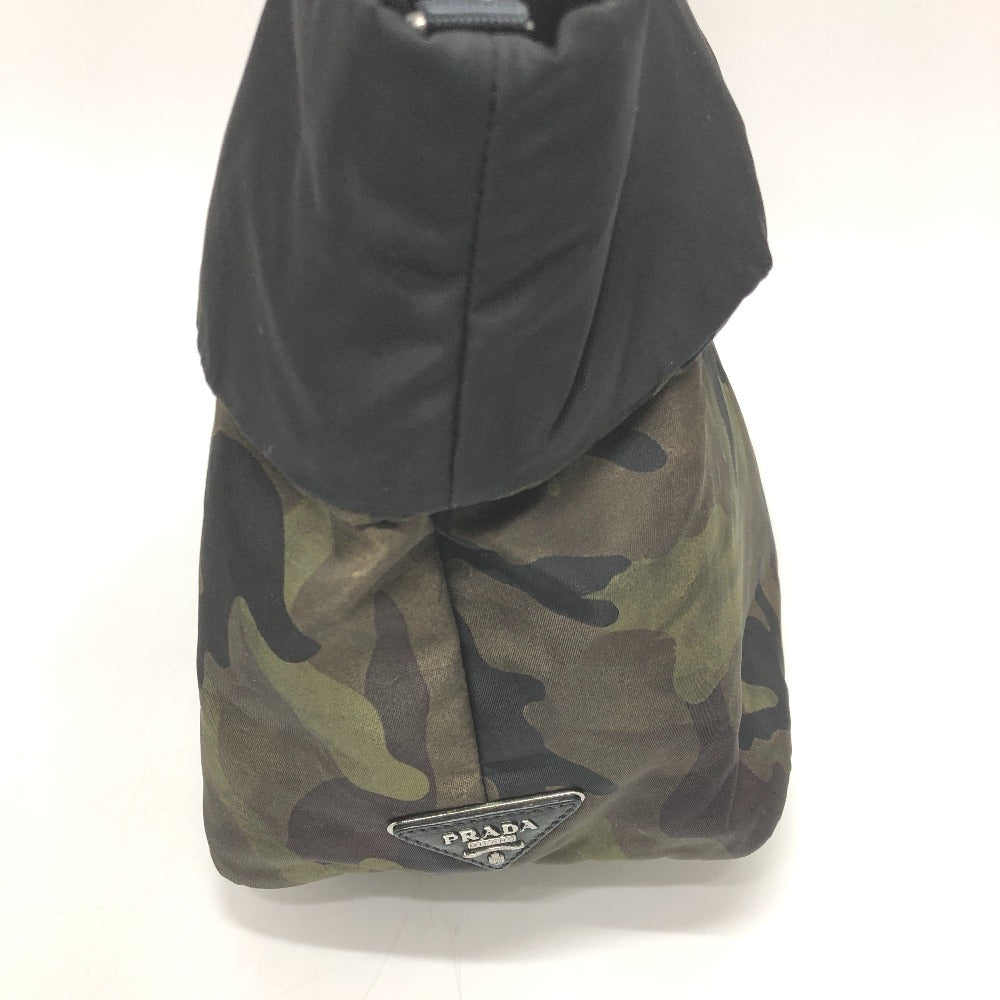 Prada Handbag B1959V Nylon Green Camouflage Women