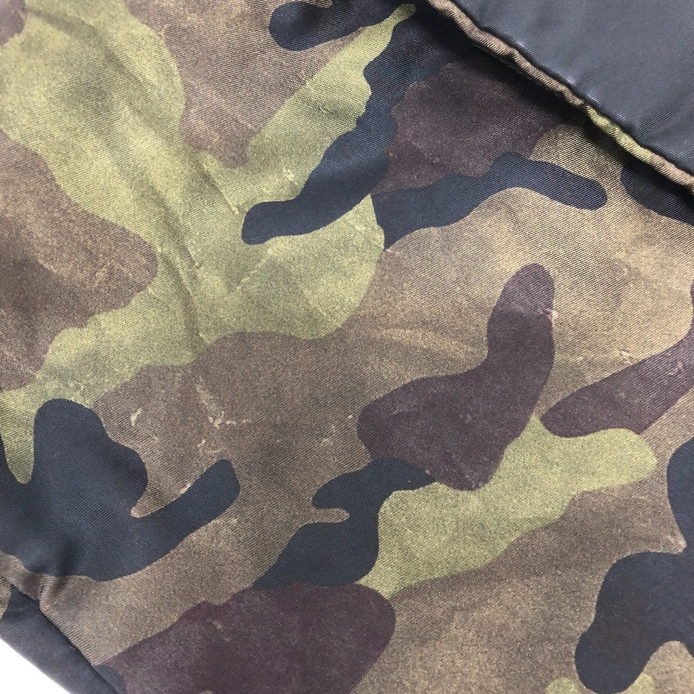 Prada Handbag B1959V Nylon Green Camouflage Women