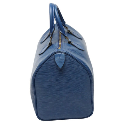 Louis Vuitton Handbag M43005 Epi Leather Toledo Blue Handbag Epi Speedy 30 Women