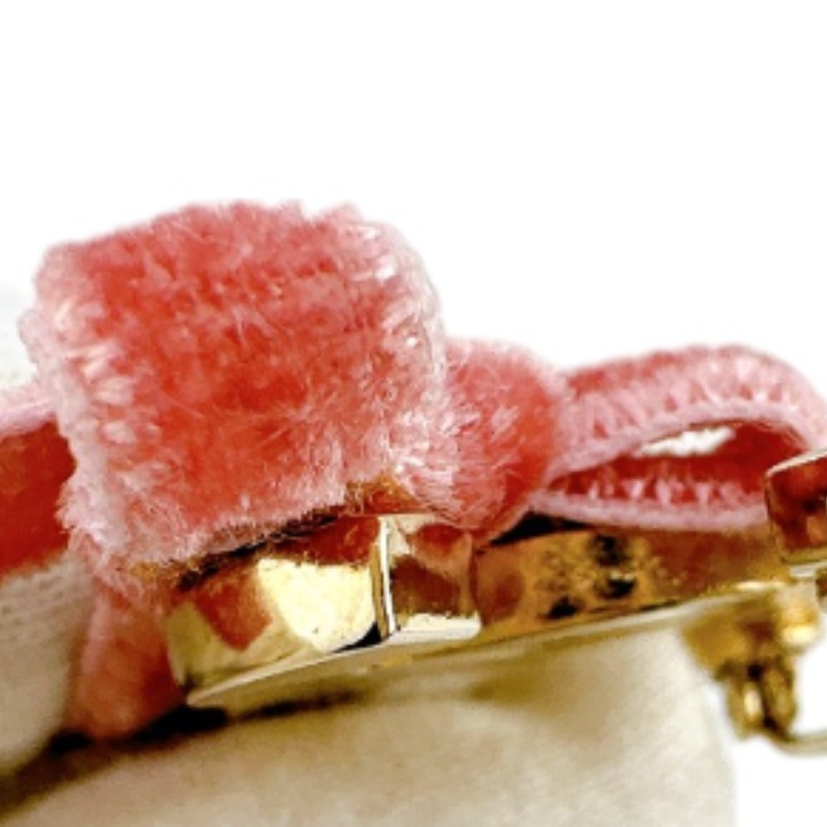 Chanel Brooch Others Pink Brooch Ribbon Coco Mark Women