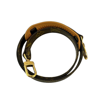 Louis Vuitton Shoulder Strap J75011 Monogram Canvas Brown Strap Monogram With Shoulder Rest