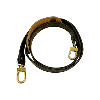 Louis Vuitton Shoulder Strap J75011 Monogram Canvas Brown Strap Monogram With Shoulder Rest