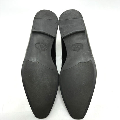 Prada Boots Calf Leather Black Side Gore Mens 7 1/2