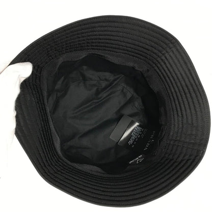 Prada Hat 1Hc137 Nylon Black Logo Studs Mens L
