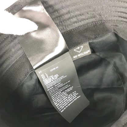 Prada Hat 1Hc137 Nylon Black Logo Studs Mens L