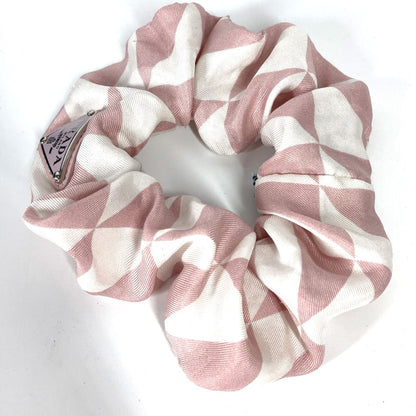 Prada Hair Accessory 1If015 Nylon Pink Triangle Logo Plate Logo Women