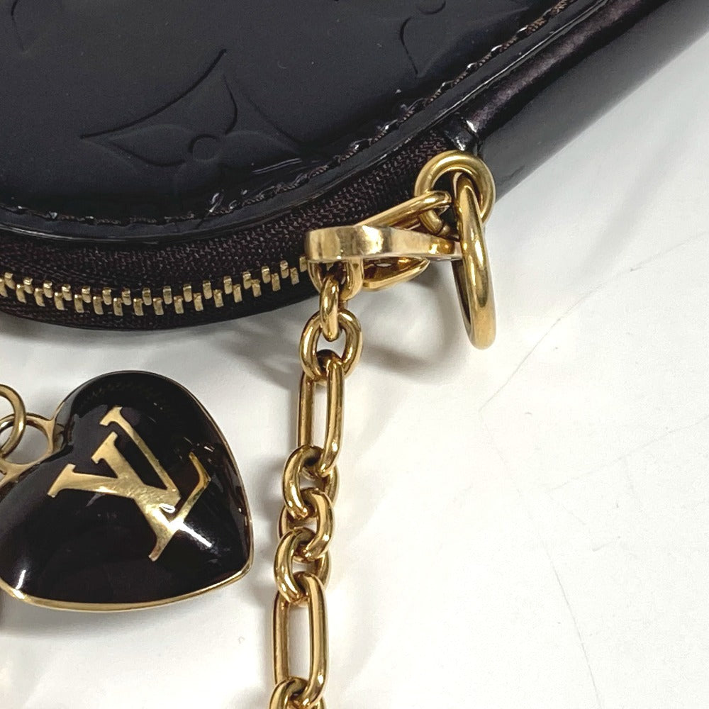 Louis Vuitton Coin Case M93561 Monogram Vernis Purple Monogram Vernis Porto Monet Cool Women