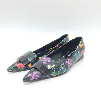 Sergio Rossi Pumps A78960 Leather Black Shogo Sekine Collaboration Flour 36