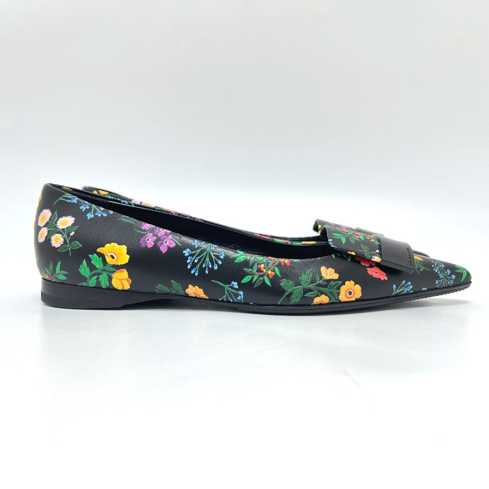 Sergio Rossi Pumps A78960 Leather Black Shogo Sekine Collaboration Flour 36