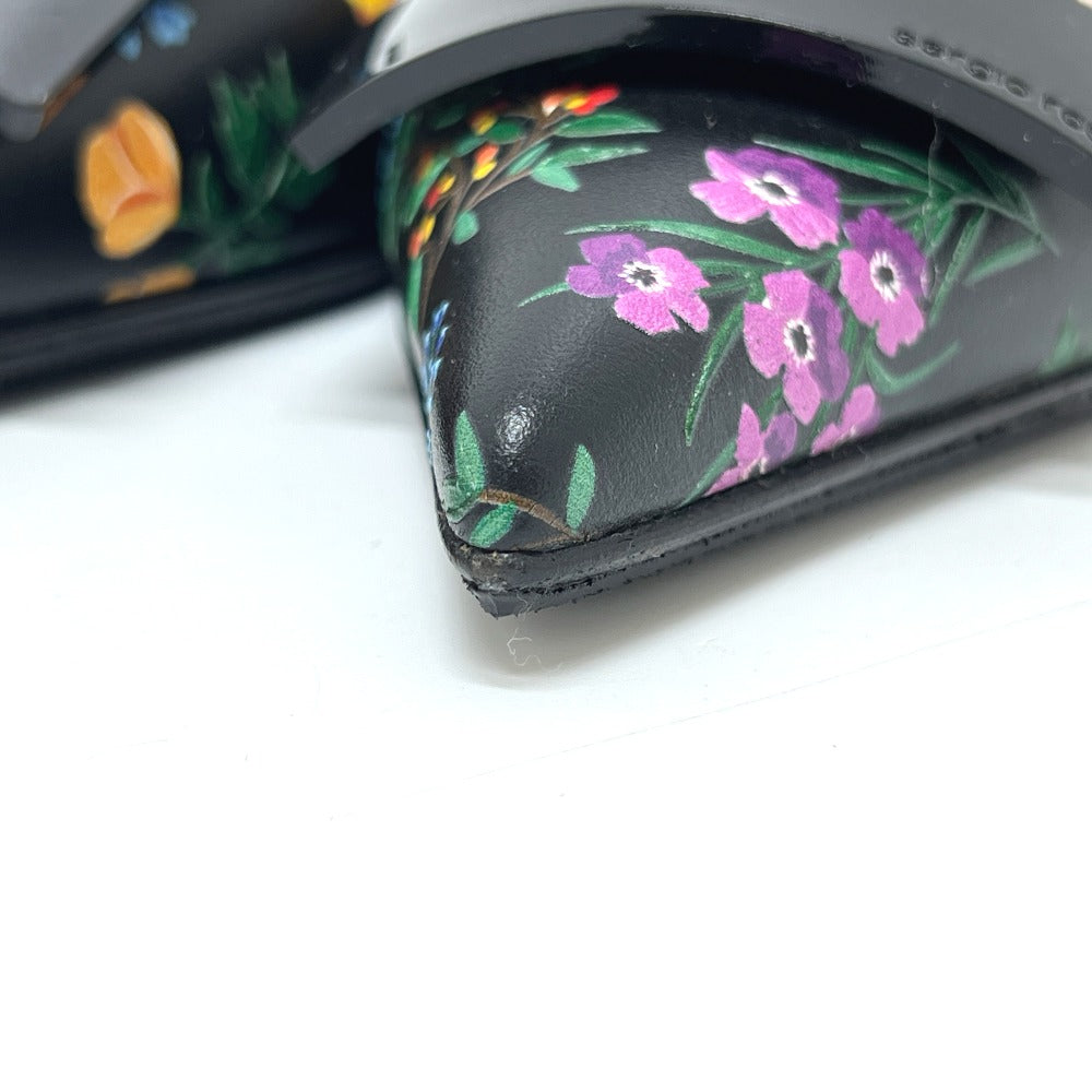 Sergio Rossi Pumps A78960 Leather Black Shogo Sekine Collaboration Flour 36