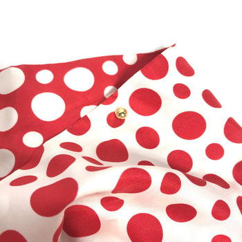 Louis Vuitton Scarf M74623 Silk Red Yayoi Kusama Collaboration Snood Dot Infinity Snood Women