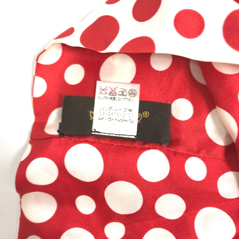 Louis Vuitton Scarf M74623 Silk Red Yayoi Kusama Collaboration Snood Dot Infinity Snood Women