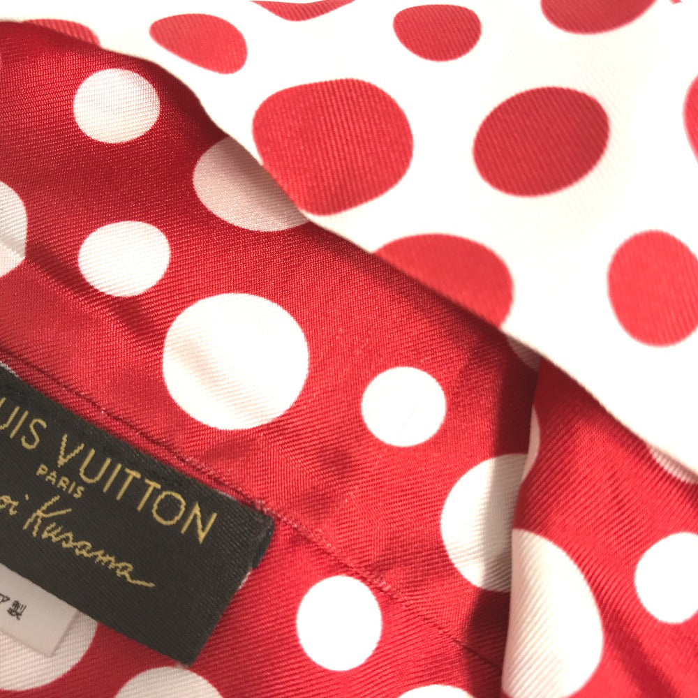 Louis Vuitton Scarf M74623 Silk Red Yayoi Kusama Collaboration Snood Dot Infinity Snood Women