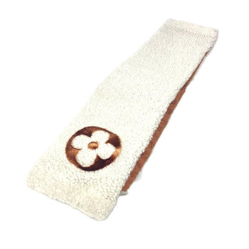 Louis Vuitton Scarf M77055 Shearing White Echarpe Shearling