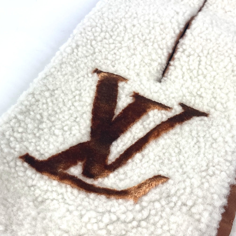Louis Vuitton Scarf M77055 Shearing White Echarpe Shearling