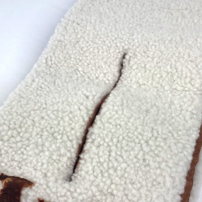 Louis Vuitton Scarf M77055 Shearing White Echarpe Shearling