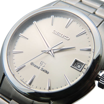Seiko Watches Made In Japan Quartz 9F62-0A10 Stainless Steel Silver Grand Seiko Silver Dial Mens