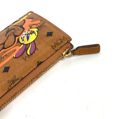 Mcm Coin Case Leather Brown Sambypen Collaboration Sam By Pen Rabbit Visetos Mens