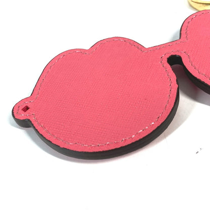 Mcm Key Ring Leather Pink Craig & Karl Collaboration Craig & Karl Eyeglasses Design Unisex(Unisex)