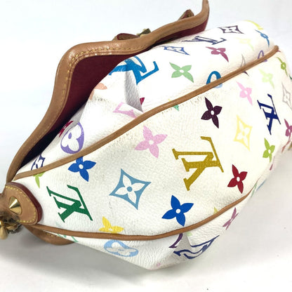 Louis Vuitton Shoulder Bag M40305 Monogram Multicolor Canvas White Monogram Multicolor Patty Ribbon