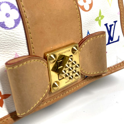 Louis Vuitton Shoulder Bag M40305 Monogram Multicolor Canvas White Monogram Multicolor Patty Ribbon