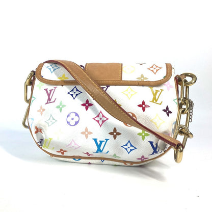 Louis Vuitton Shoulder Bag M40305 Monogram Multicolor Canvas White Monogram Multicolor Patty Ribbon