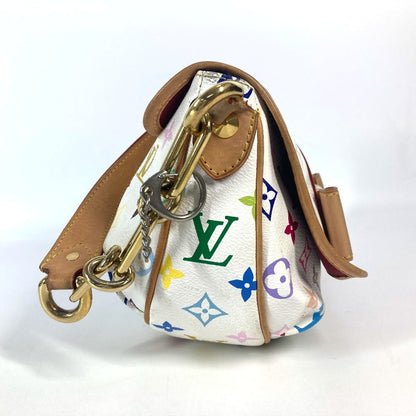 Louis Vuitton Shoulder Bag M40305 Monogram Multicolor Canvas White Monogram Multicolor Patty Ribbon