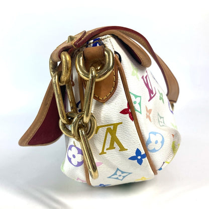 Louis Vuitton Shoulder Bag M40305 Monogram Multicolor Canvas White Monogram Multicolor Patty Ribbon