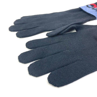 Louis Vuitton Glove M71248 Wool Black Gon Lv Horizon Mens