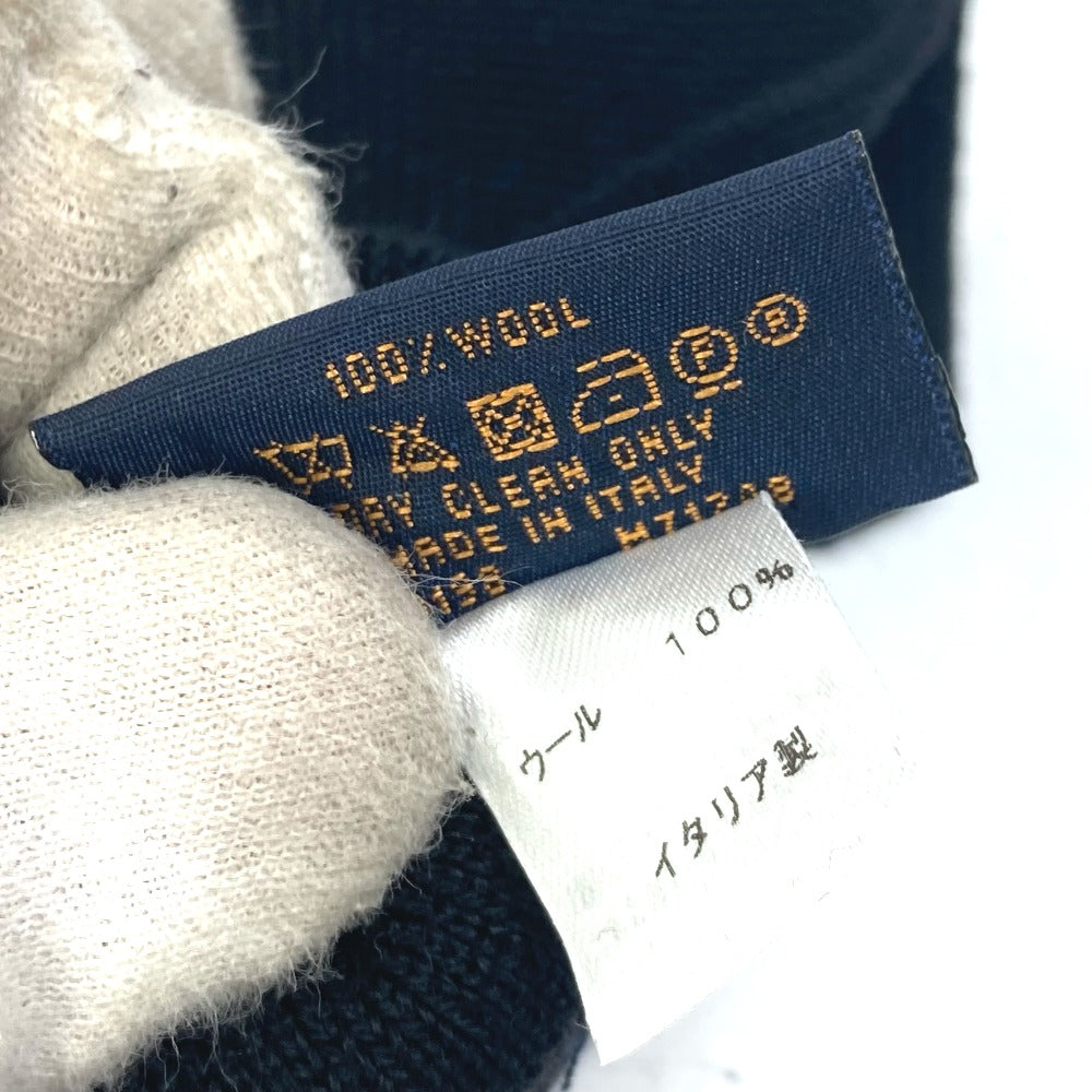 Louis Vuitton Glove M71248 Wool Black Gon Lv Horizon Mens