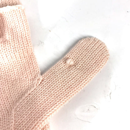 Louis Vuitton Glove M70767 Wool Pink By Color Gon Morning Ram Monogram Women
