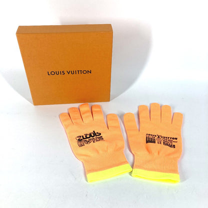 Louis Vuitton Gloves Mp2371 Nylon, Polyurethane Orange Gon Rgb Mens