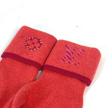 Louis Vuitton Gloves M70838 Wool / Cashmere Pink Gon Pop Monogram Gloves Women