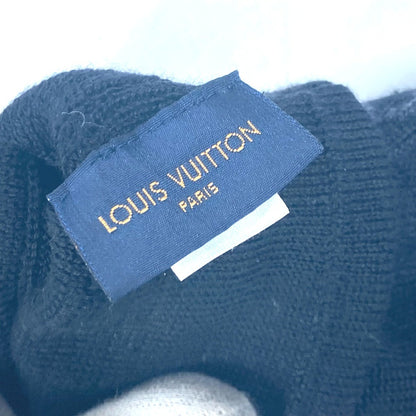 Louis Vuitton Gloves M73470 Wool Black Gon My Monogram Eclipse Mens