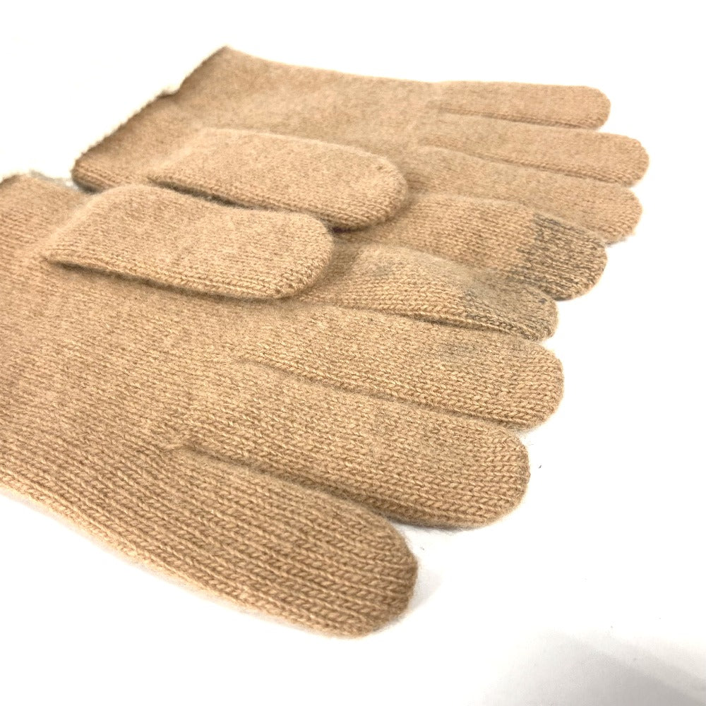 Louis Vuitton Gloves M77930 Wool Beige By Color Globe Lv Headline Women