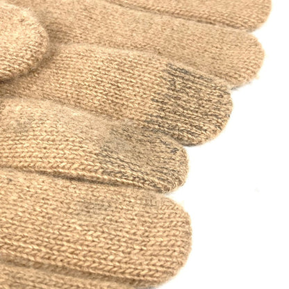 Louis Vuitton Gloves M77930 Wool Beige By Color Globe Lv Headline Women