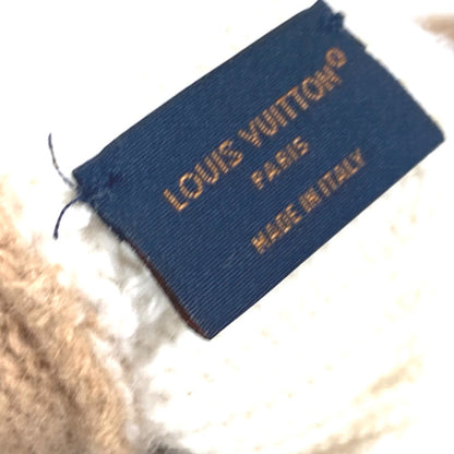 Louis Vuitton Gloves M77930 Wool Beige By Color Globe Lv Headline Women