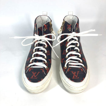Louis Vuitton Sneakers Leather Brown Catgram Stella Line 36 1/2