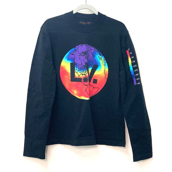 Louis Vuitton Sweat Polyamide Black Virgil Abloh Tops Long Sleeve Trainer Mens K