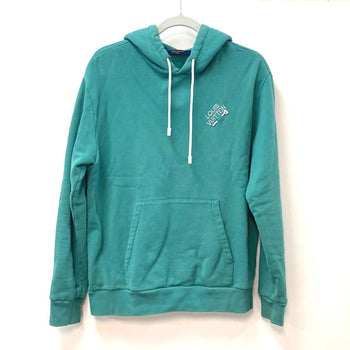 Louis Vuitton Hoodie Cotton Blue Type Signature Hoodie Mens L