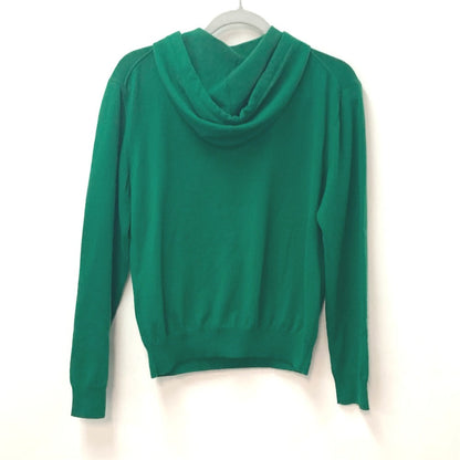 Louis Vuitton Sweater 1A9Fqt Cashmere, Silk, Polyamide Green Lvse Lv Embossed Hoodie Long Sleeve