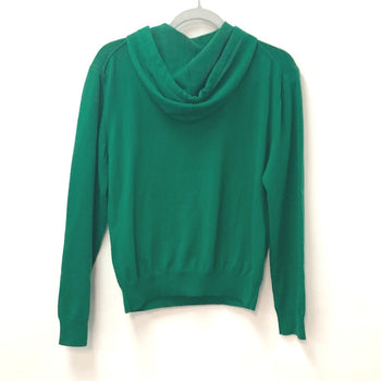 Louis Vuitton Sweater 1A9Fqt Cashmere, Silk, Polyamide Green Lvse Lv Embossed Hoodie Long Sleeve