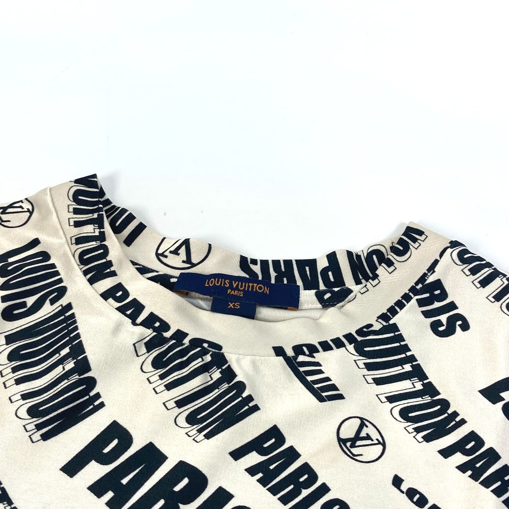 Louis Vuitton Long Sleeve Shirt Flts86 Rayon Black 21Stainless Steel Signature Logo Long Sleeve Top