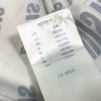 Louis Vuitton Long Sleeve Shirt Flts86 Rayon Black 21Stainless Steel Signature Logo Long Sleeve Top