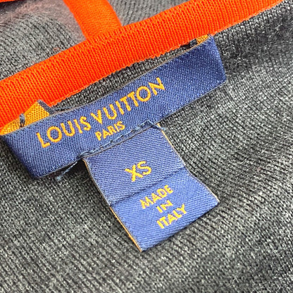 Louis Vuitton Setup Fmkc06 Fmkc03 Wool, Potiamide Navy X Orange Logo Tops Hoodies Sweatshirts Point