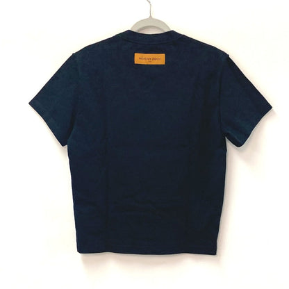 Louis Vuitton Short Sleeve T-Shirt Pattern Number Unknown Cotton Black Pleated Mens M
