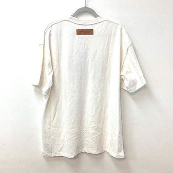 Louis Vuitton Short Sleeve T-Shirt 1Ab4Up Cotton White 23Stainless Steel Rainbow Printed T-Shirt