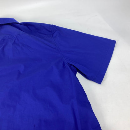 Louis Vuitton Short Sleeve Shirt Cotton, Nylon Blue 22Stainless Steel Lv Spread Short Sleeve Mens Xs