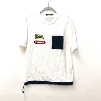 Louis Vuitton Short Sleeve T-Shirt 1Abj28 Cotton White Hybrid Cotton T-Shirt Mens S